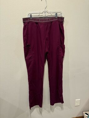 Medcouture Wine Scrub Pants - Touch